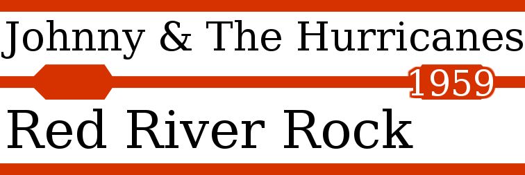 Lyrics Jukebox title strip Red River Rock