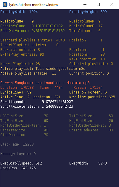 Monitor window